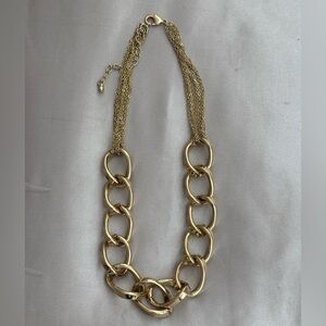 Elegant Gold Multi-Link Necklace